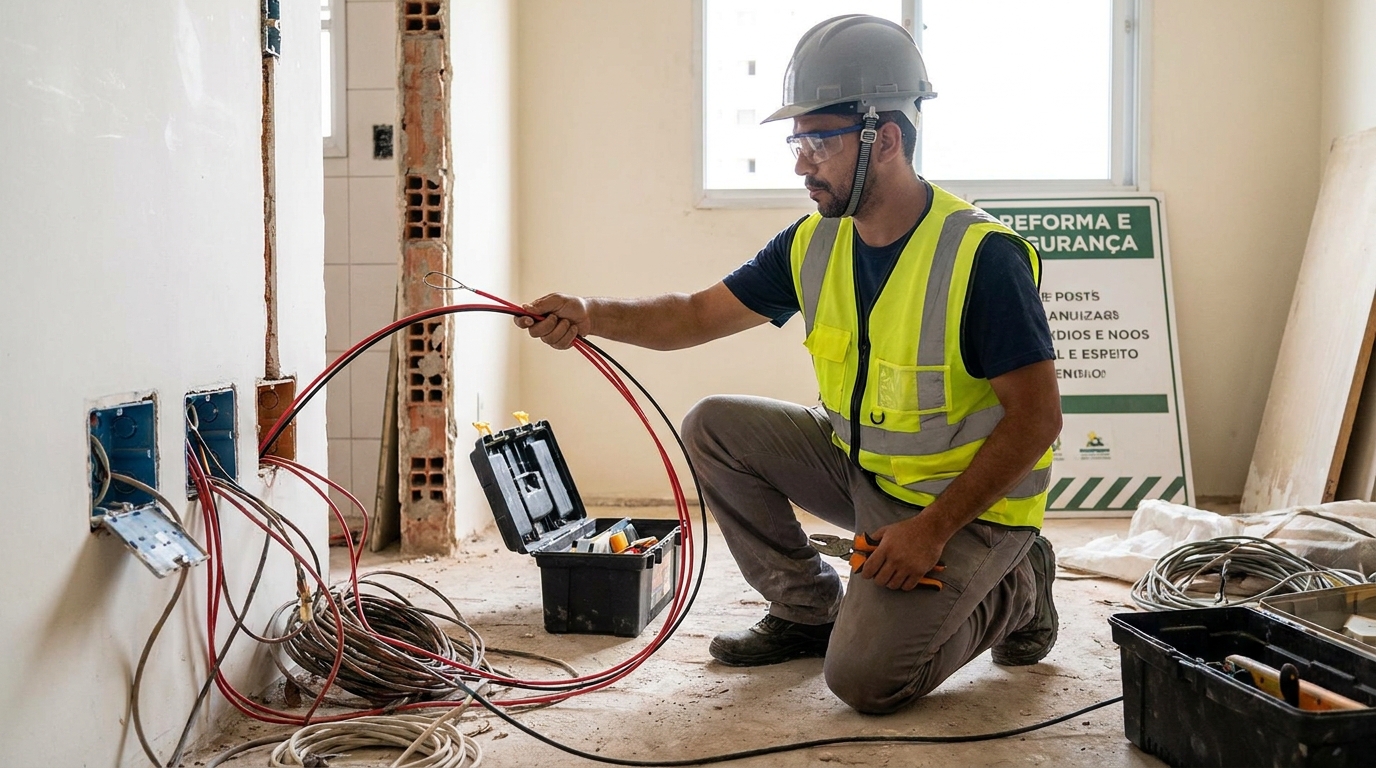 Substituição de Fios Antigos em Uberaba‑MG